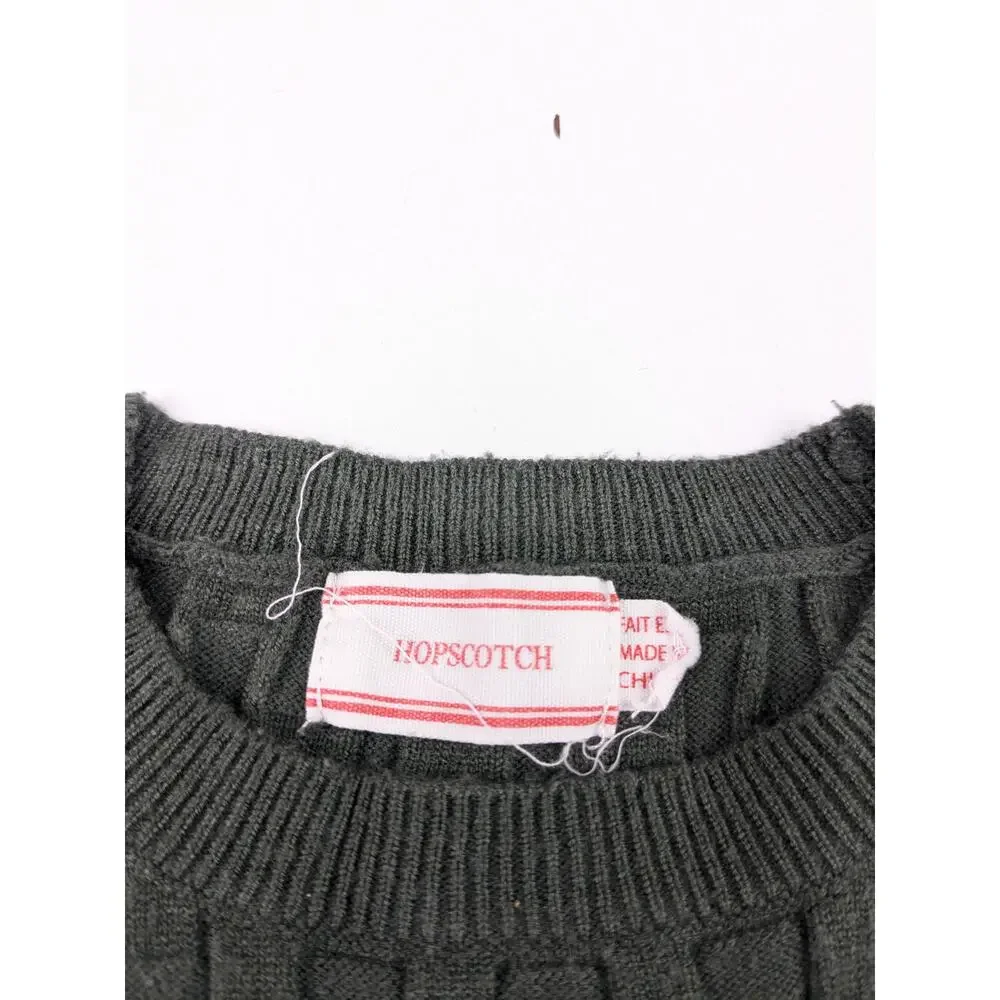 Hopscotch Baby 2 Piece Dark Green Sweater Knit Outfit - Fits 12 Months